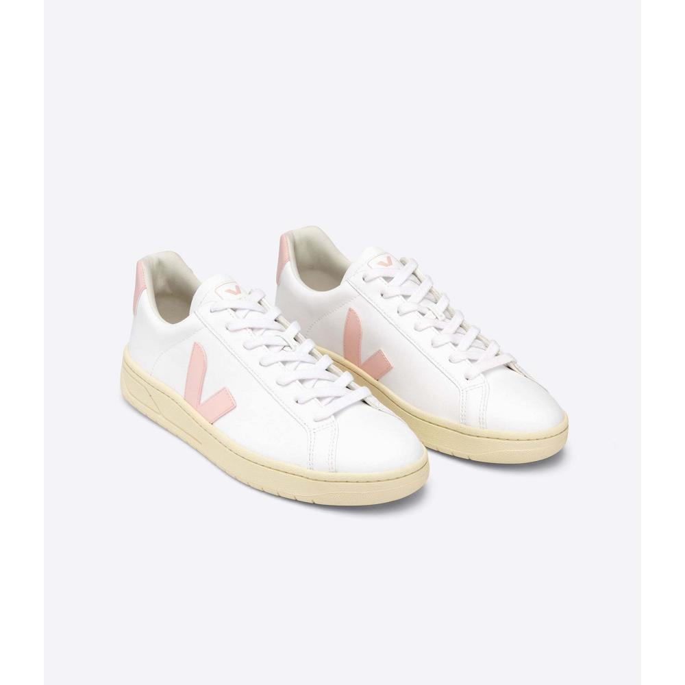 Women's Veja URCA CWL Shoes White/Pink | ZA 483BEX